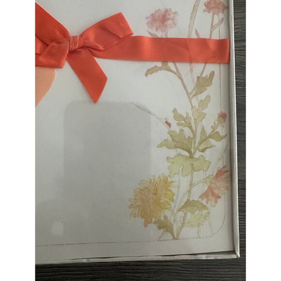 Whiting's Writing Stationery Sociables NEW NIP Pink Floral 30 Sheets 20 Env - Picture 2 of 5